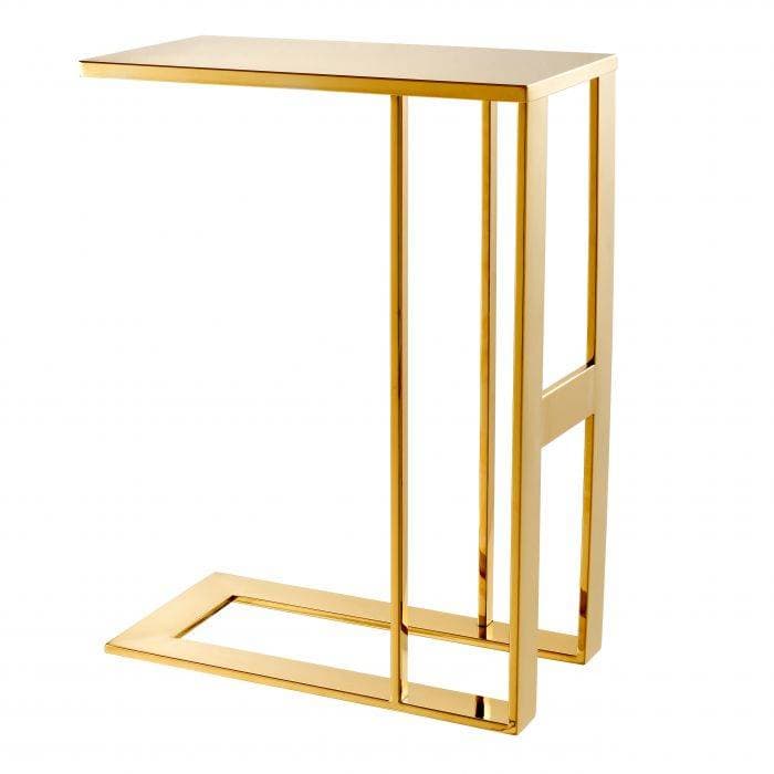 Pierre Gold Finish Side Table by Eichholtz