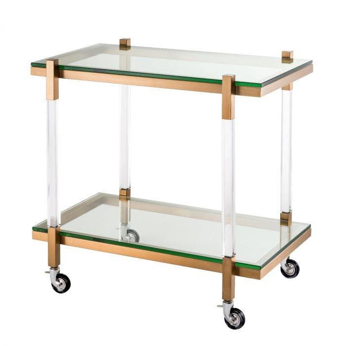 Royalton Brass Finish Bar Trolley by Eichholtz