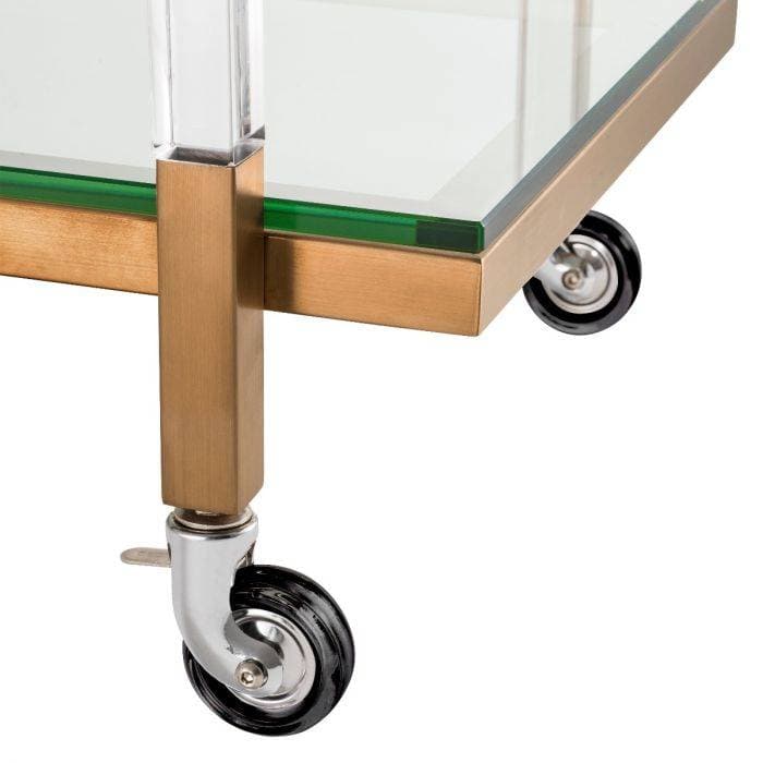 Royalton Brass Finish Bar Trolley by Eichholtz