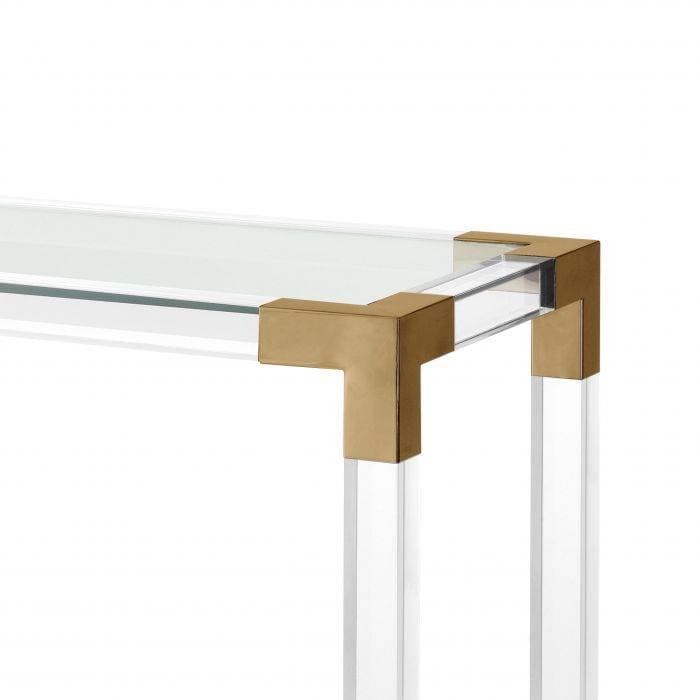 Royalton Brass Finish Console Table by Eichholtz