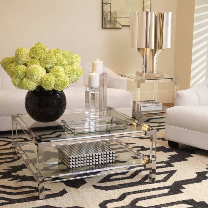 Royalton Stainless Steel Side Table by Eichholtz