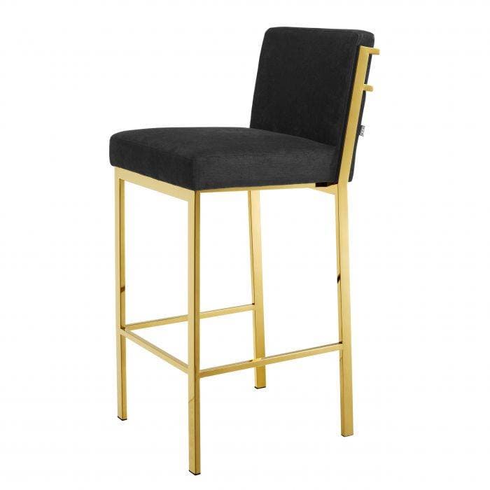 Scott Gold Finish Bar Stool by Eichholtz