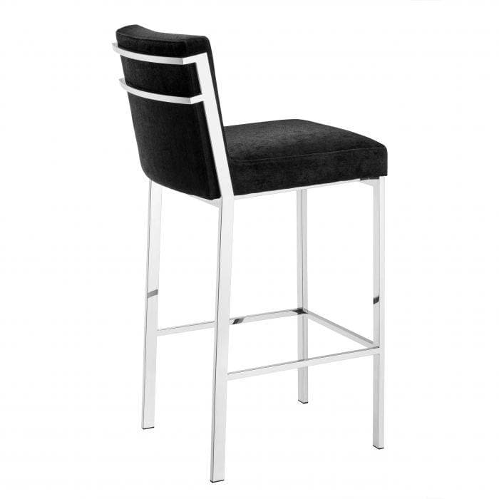 Scott Stainless Steel Bar Stool by Eichholtz