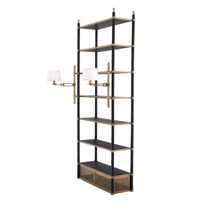 Sterling With Lights Bookcase by Eichholtz