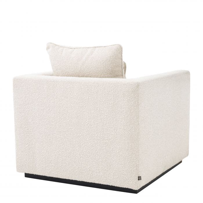 Taylor Boucle Cream Armchair by Eichholtz