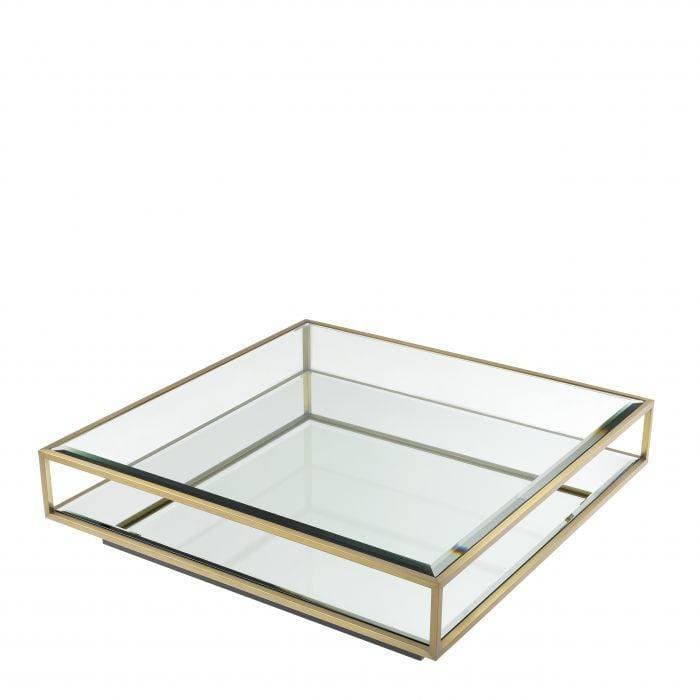 Tortona L Brass Finish Coffee Table by Eichholtz