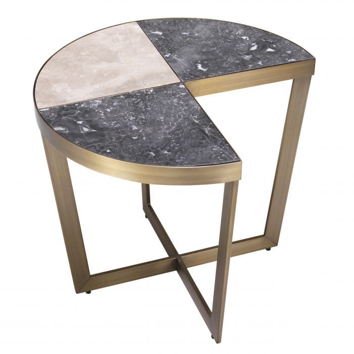 Turino Brass Finish Side Table by Eichholtz