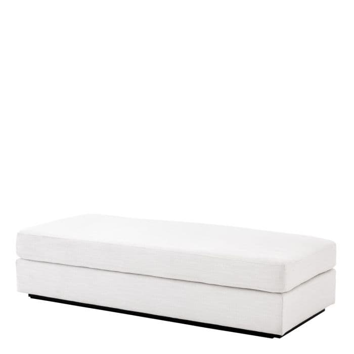 Vista Grande Avalon White Footstool by Eichholtz