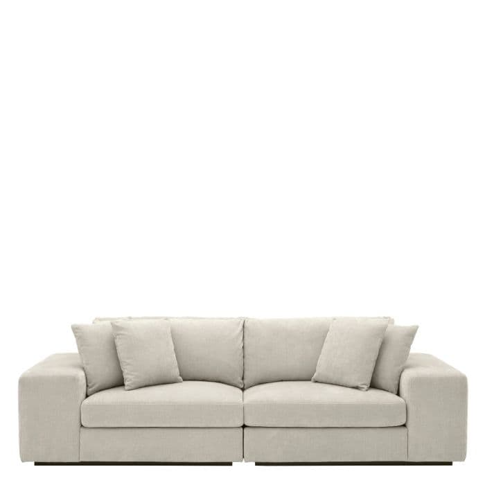 Vista Grande Clarck Sand Sofa by Eichholtz