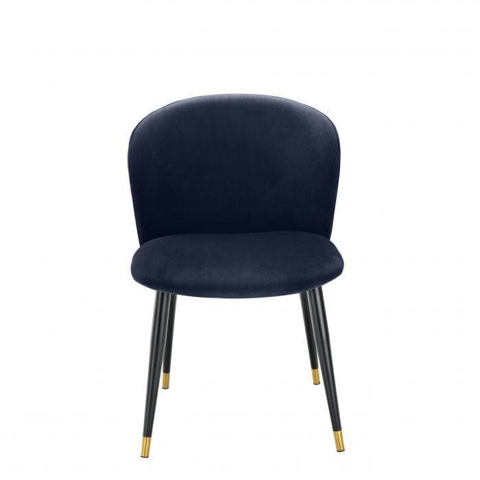 Volante  Blue Velvet Dining Chair