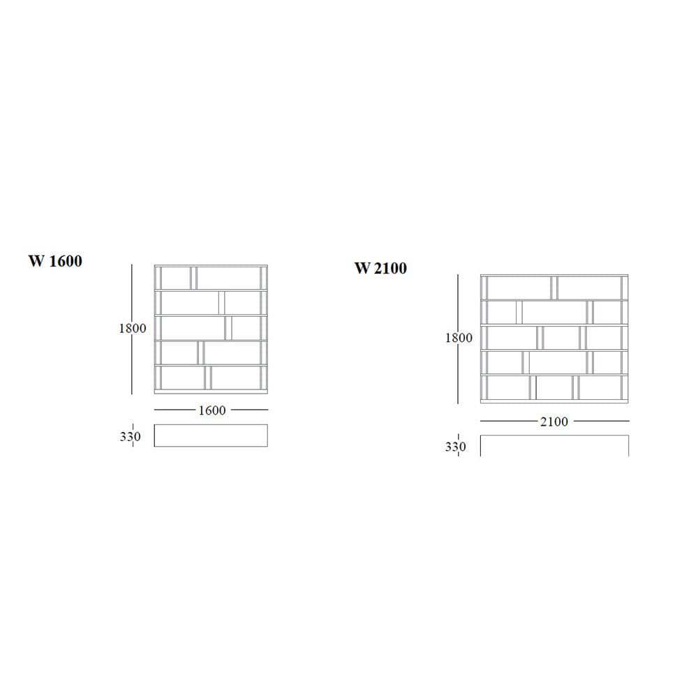 Brera Shelving by Emmebi