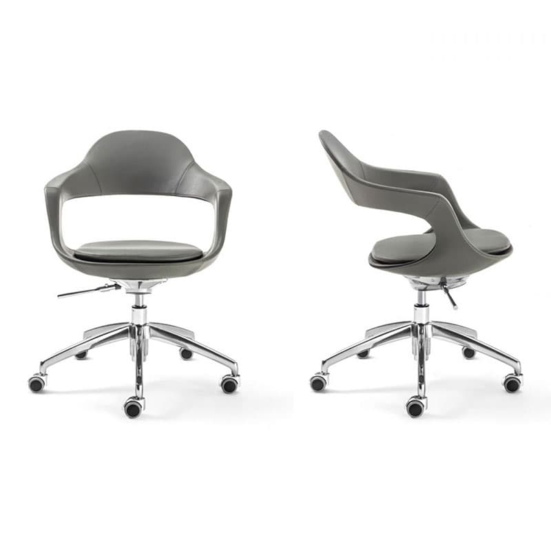 Frenchkiss Swivel Chair by Enrico Pellizzoni