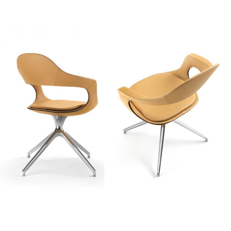 Frenchkiss Swivel Chair by Enrico Pellizzoni