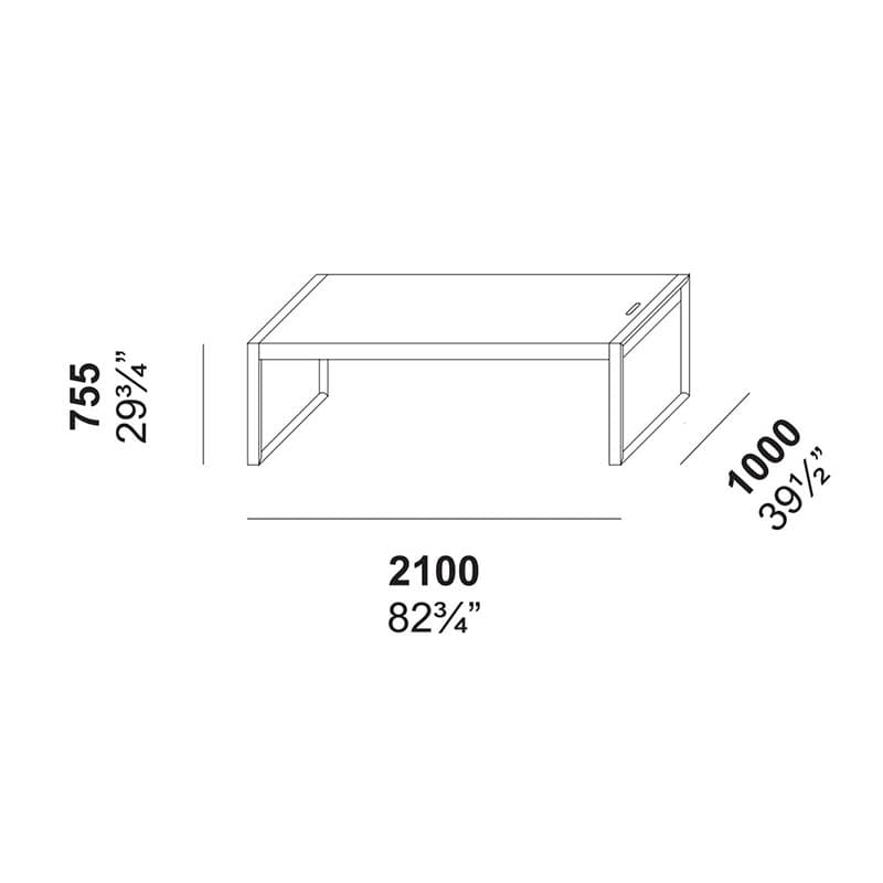 Layer Desk by Enrico Pellizzoni