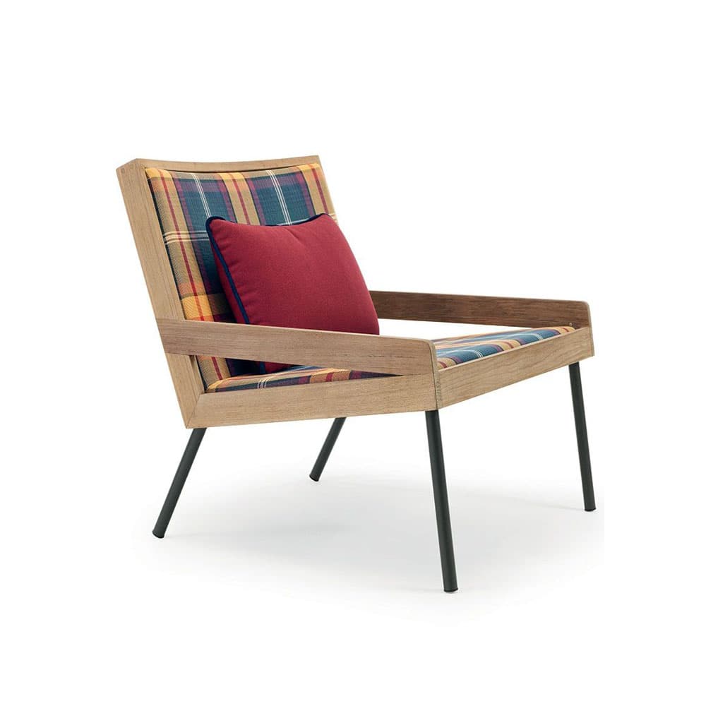 Allaperto Mountain Tartan Outdoor Armchair by Ethimo