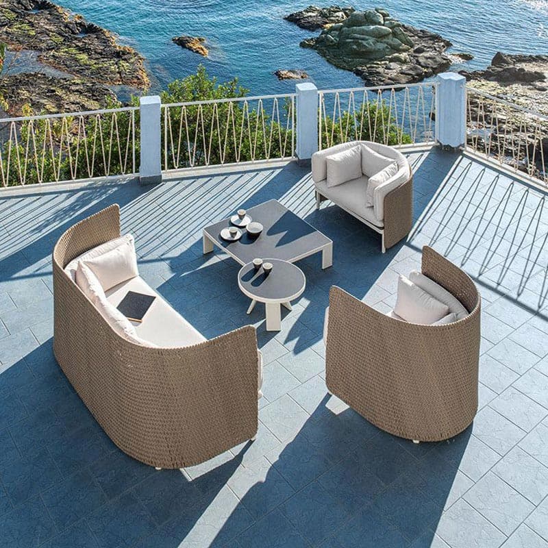 Esedra Highback Outdoor Sofa by Ethimo