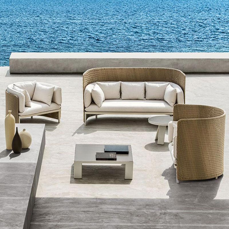 Esedra Outdoor Coffee Table by Ethimo