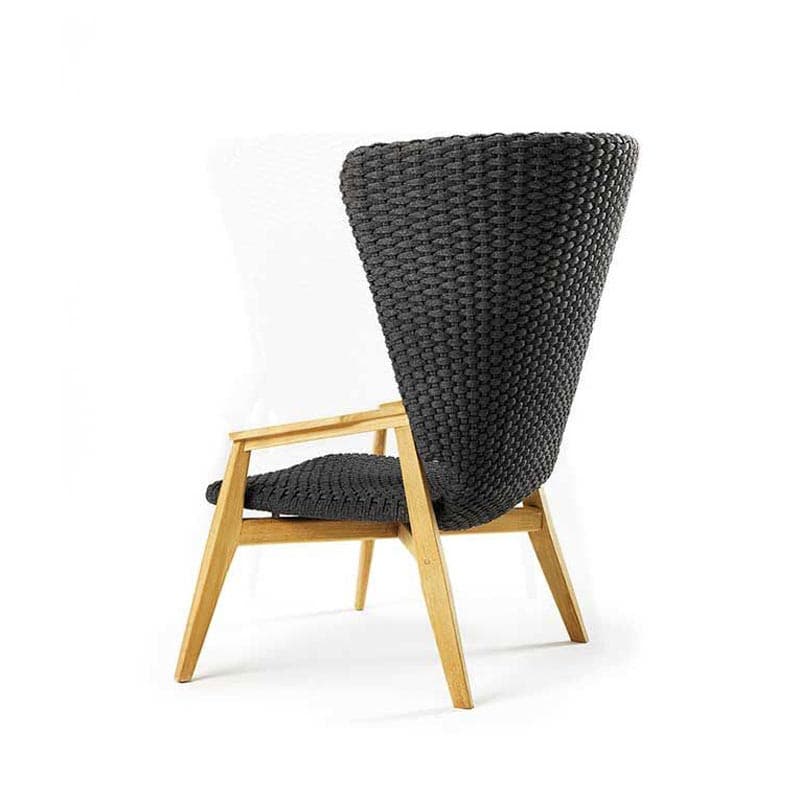 Knit High Back Outdoor Armchair by Ethimo