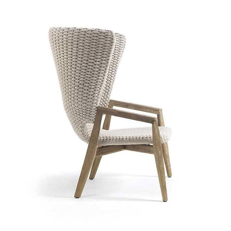 Knit High Back Outdoor Armchair by Ethimo