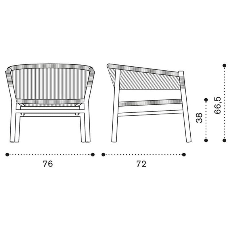 Kilt Outdoor Lounge by Ethimo