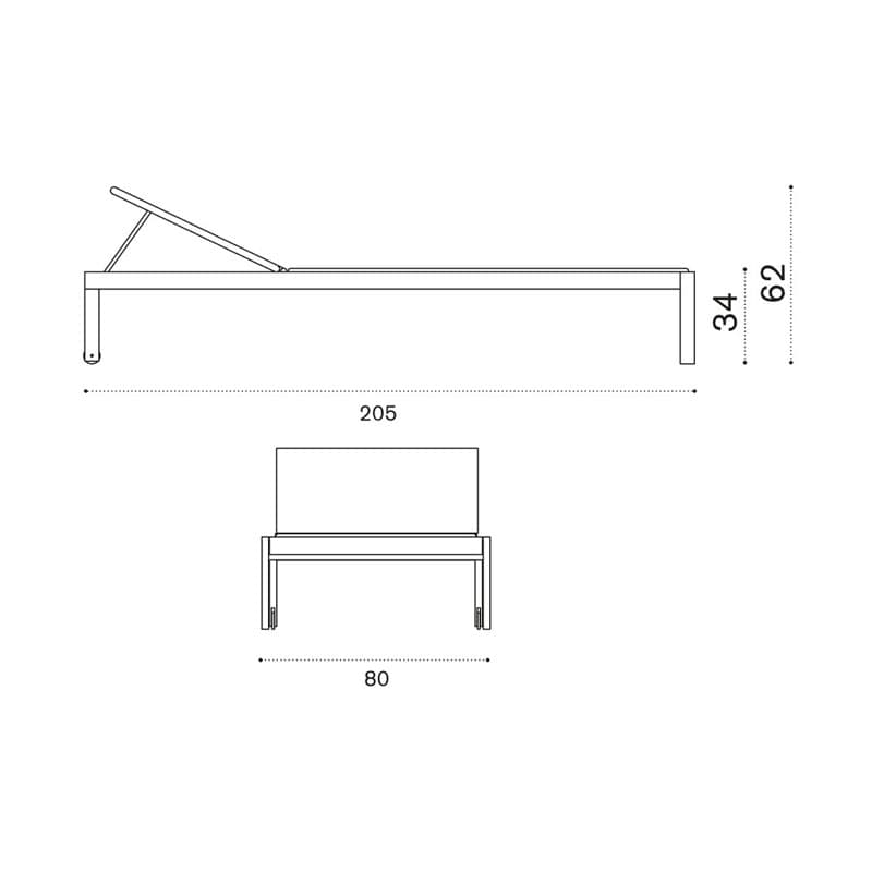 Allaperto Sun Lounger by Ethimo