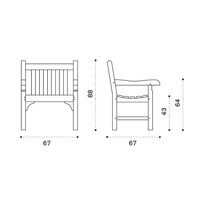 Notting Hill Outdoor Armchair by Ethimo