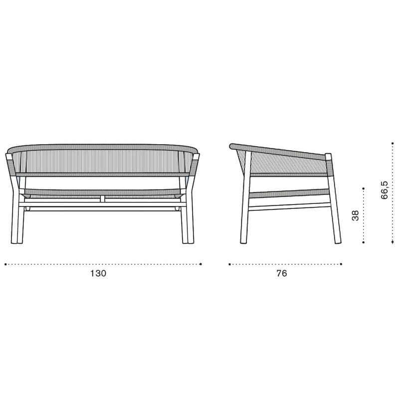 Kilt Outdoor Sofa by Ethimo