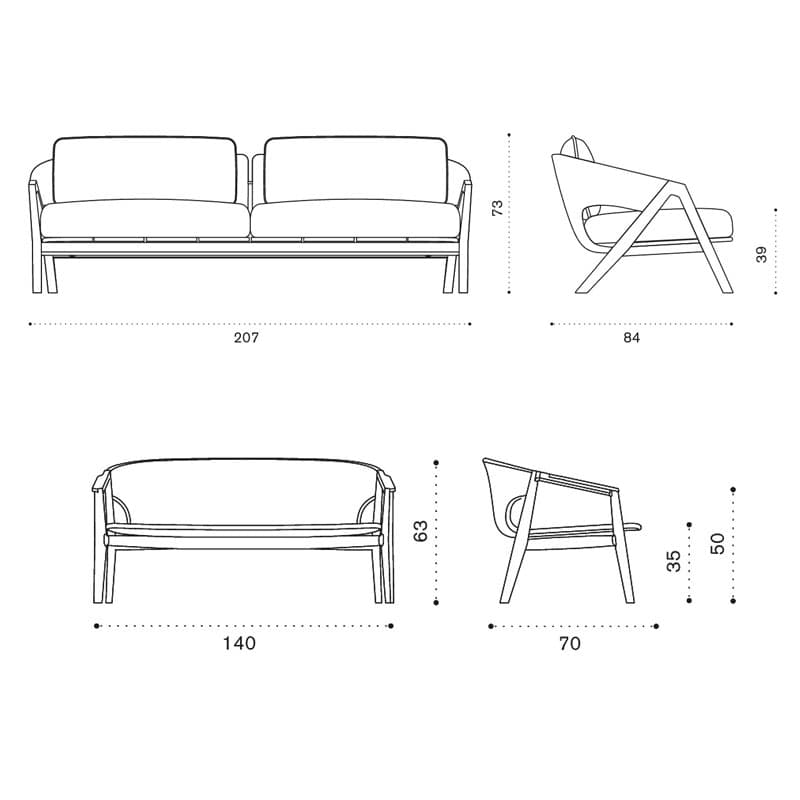 Knit Outdoor Sofa by Ethimo