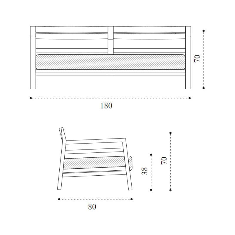 Costs Outdoor Sofa by Ethimo