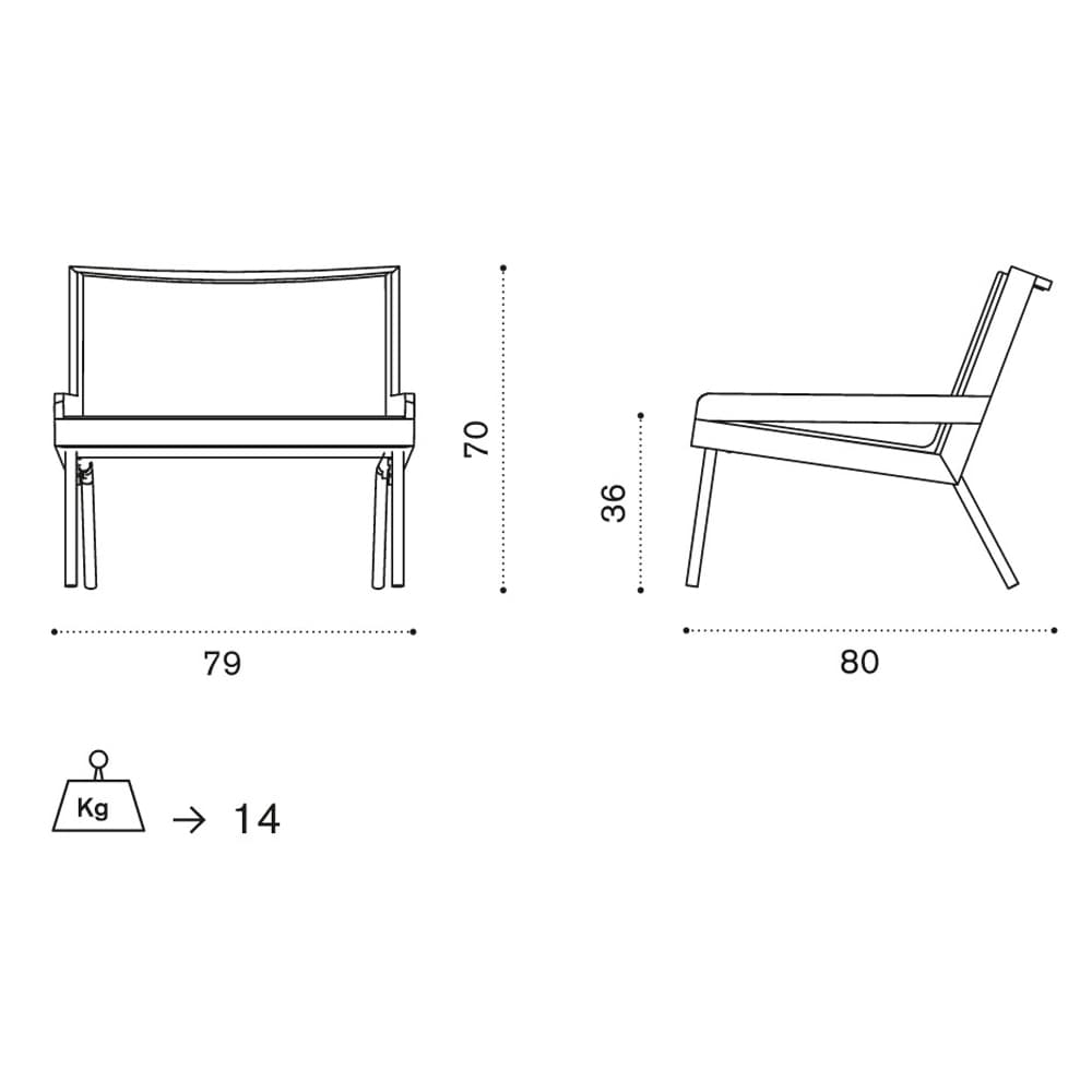 Allaperto Veranda Outdoor Armchair by Ethimo