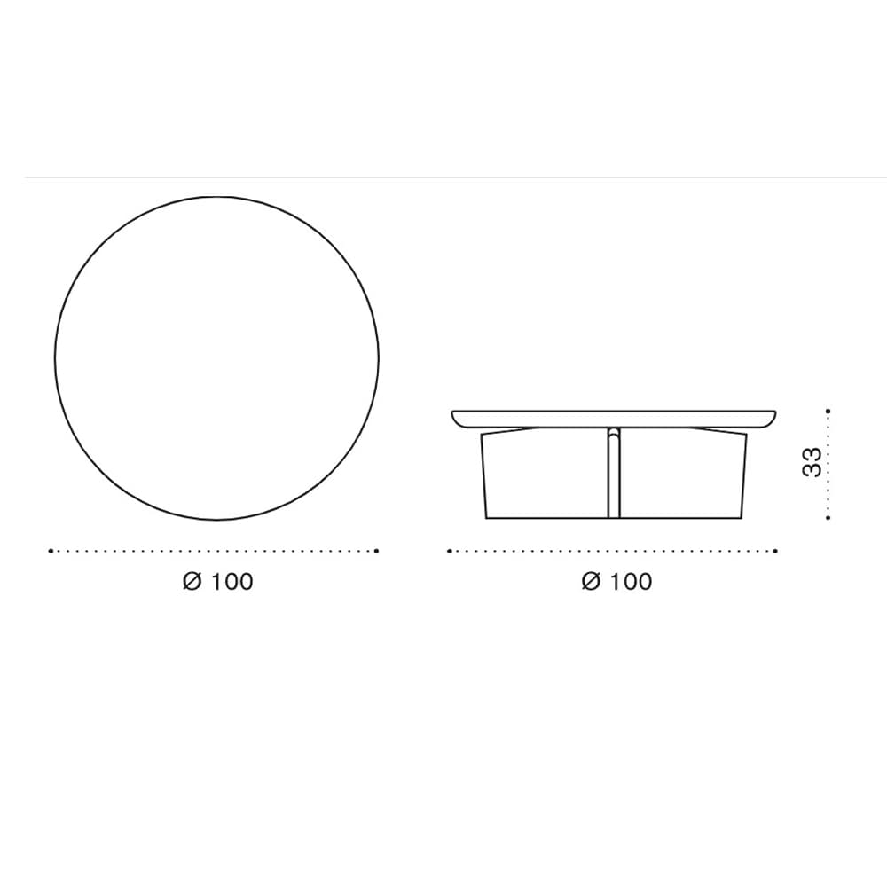 Cross Outdoor Coffee Table by Ethimo