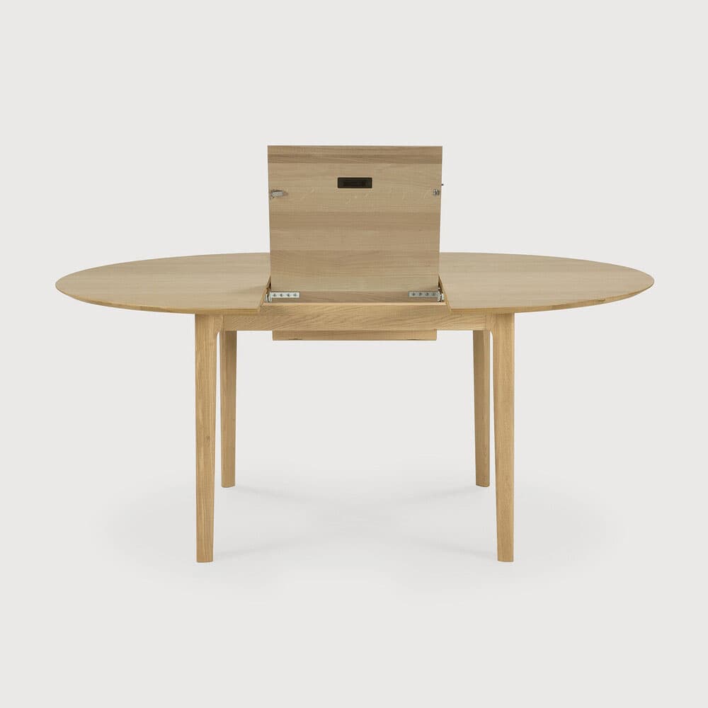 Oak Bok Extendable Round Dining Table  by FCI London