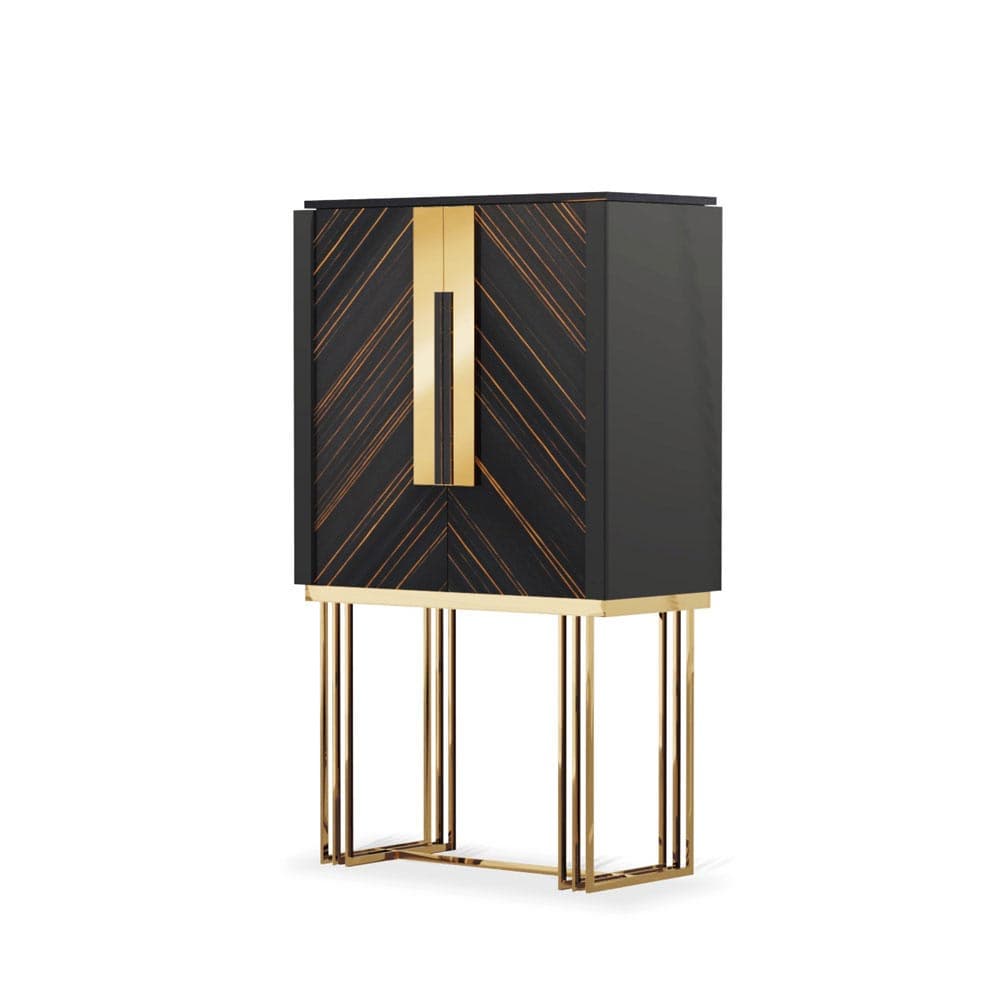 Cartye Ebony Drinks Cabinet by Evanista