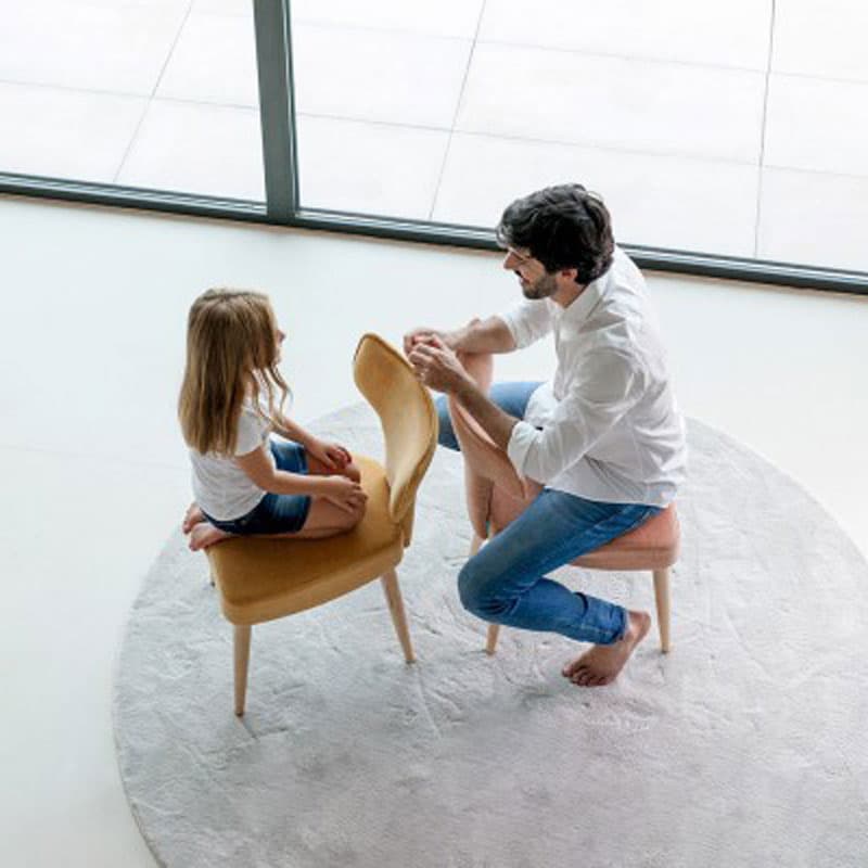 Mili And Lalo Dining Chair by Fama