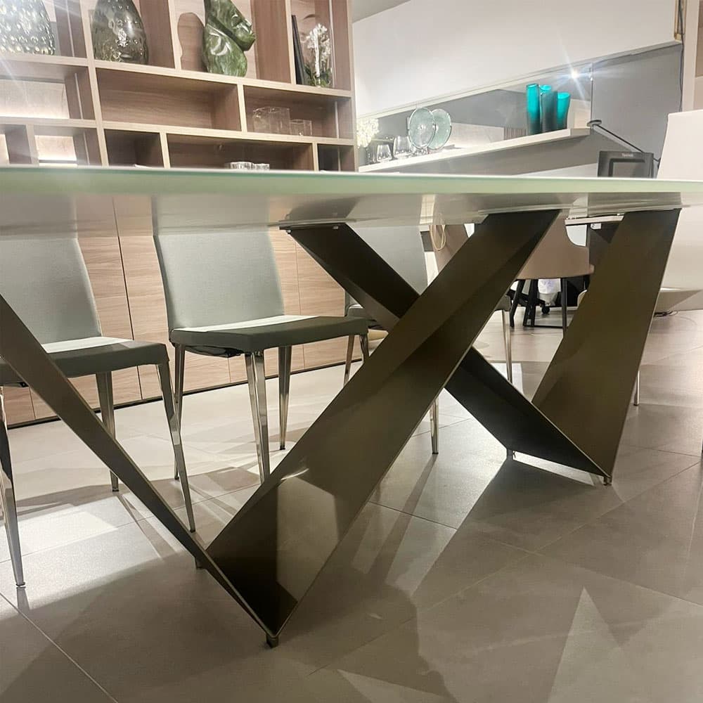 Prisma 72 Steel Dining Table by Reflex