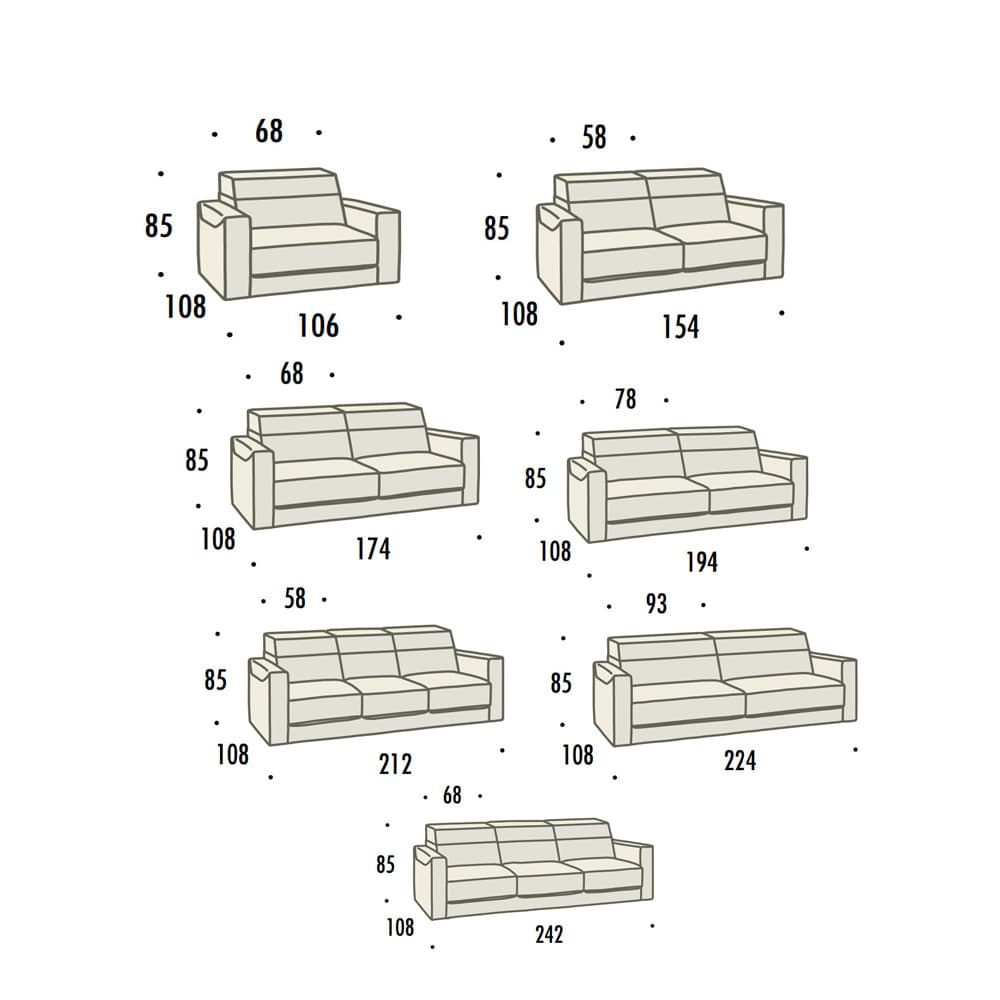 Ajar Sofa by Felix Collection