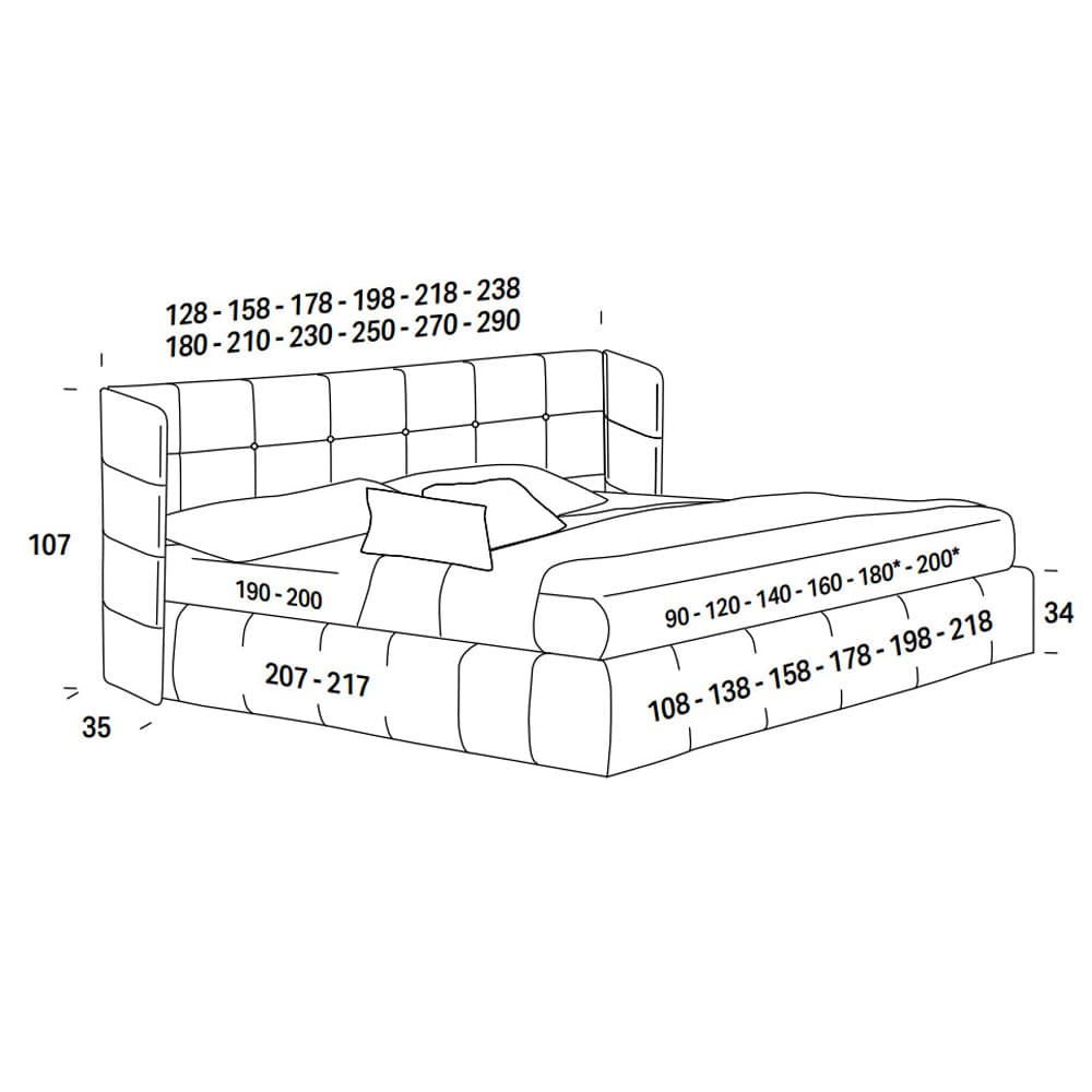 Foster Double Bed by Felix Collection