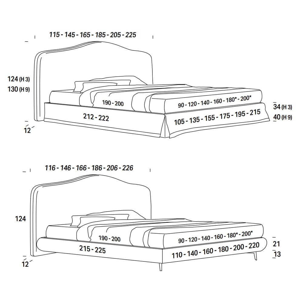 Damian Double Bed by Felix Collection