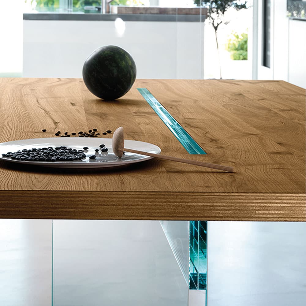 Llt Wood Dining Table by Fiam Italia