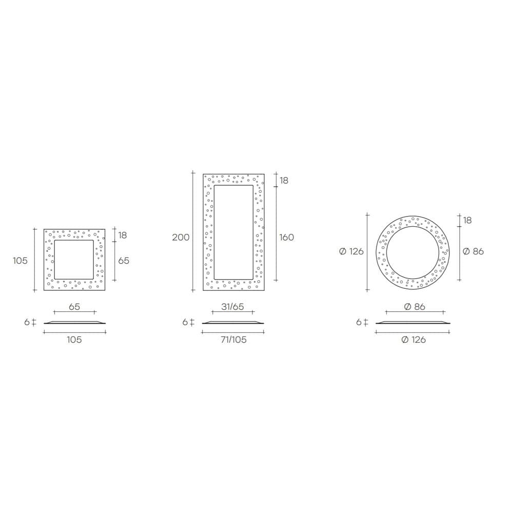 Venus Mirror by Fiam Italia