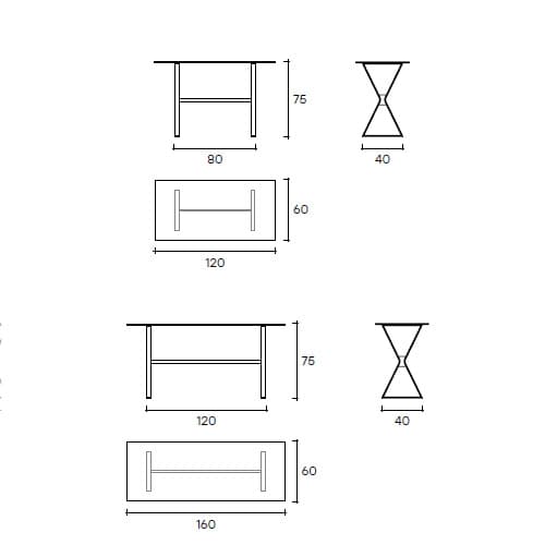 Hype Dining Table by Fiam Italia