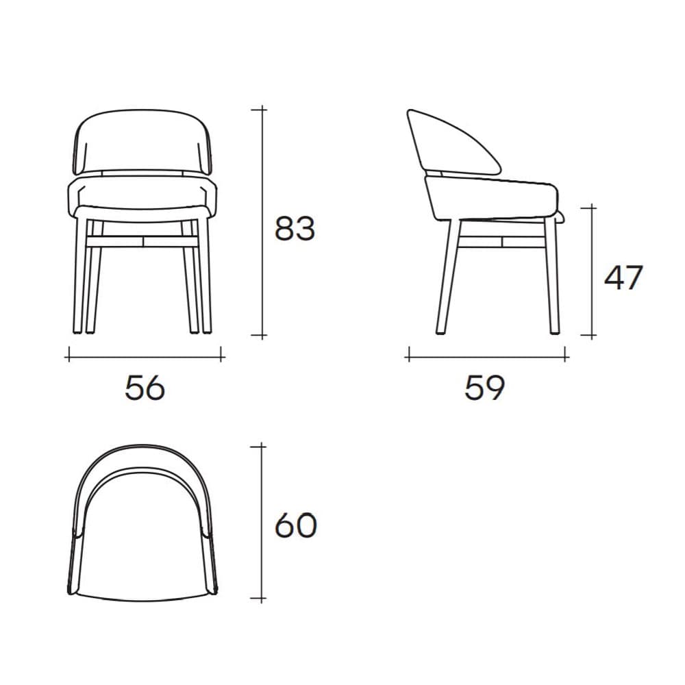 Lloyd Dining Chair by Fiam Italia