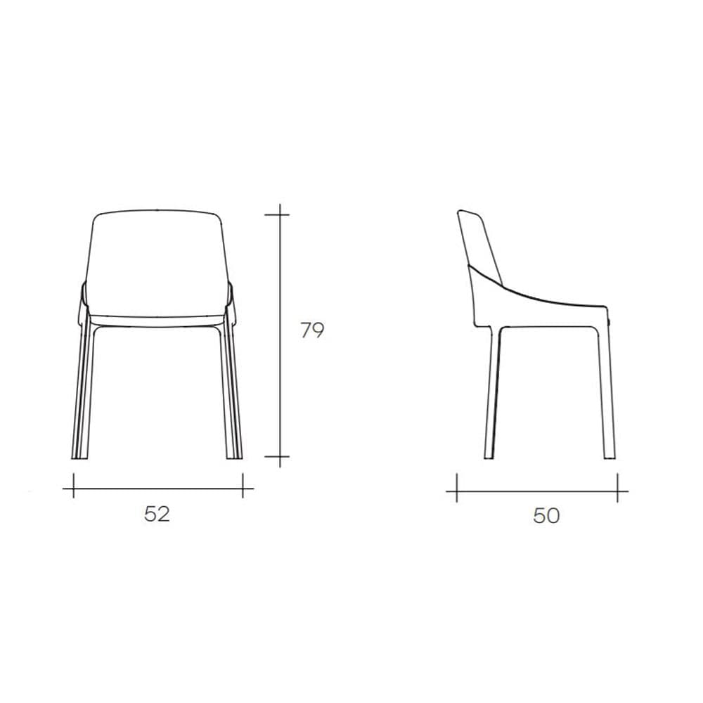 Plie Dining Chair by Fiam Italia