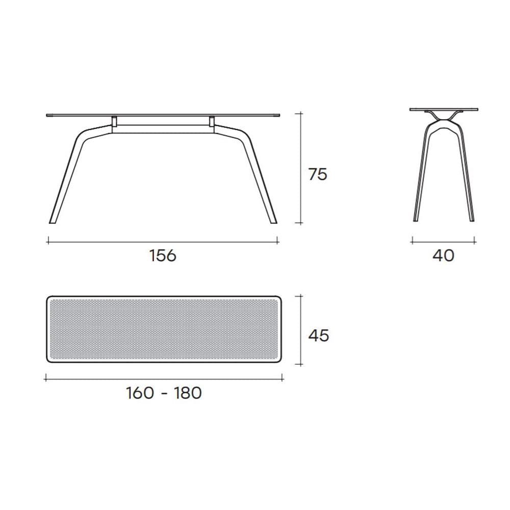 Lunar Console Table by Fiam Italia