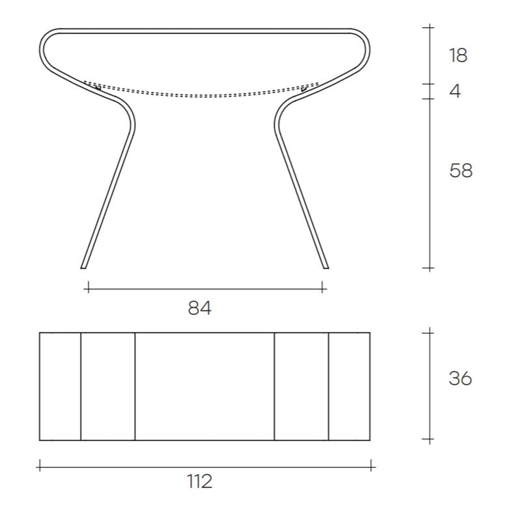 Charlotte Console Table by Fiam Italia