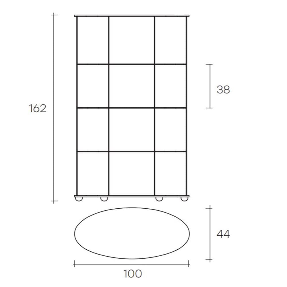 Palladium One Shelving by Fiam Italia