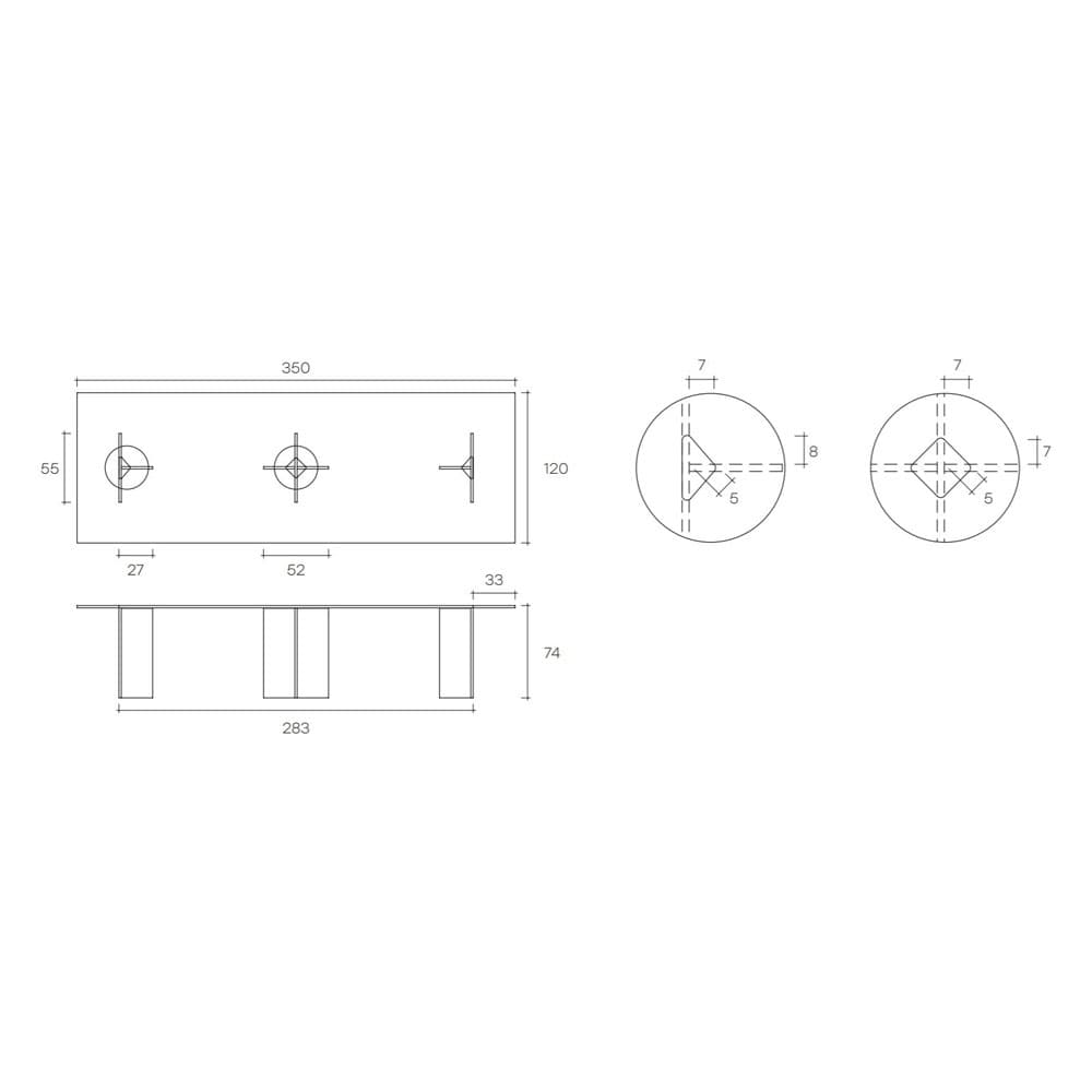 Llt Ofx Meeting Office Desk by Fiam Italia