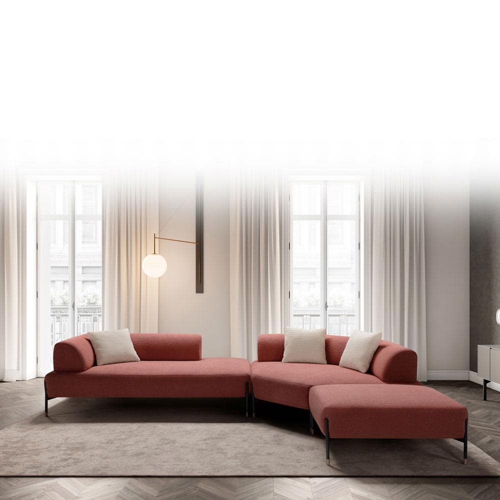 Geronimo Sofa by Naustro Italia Fiera Collection