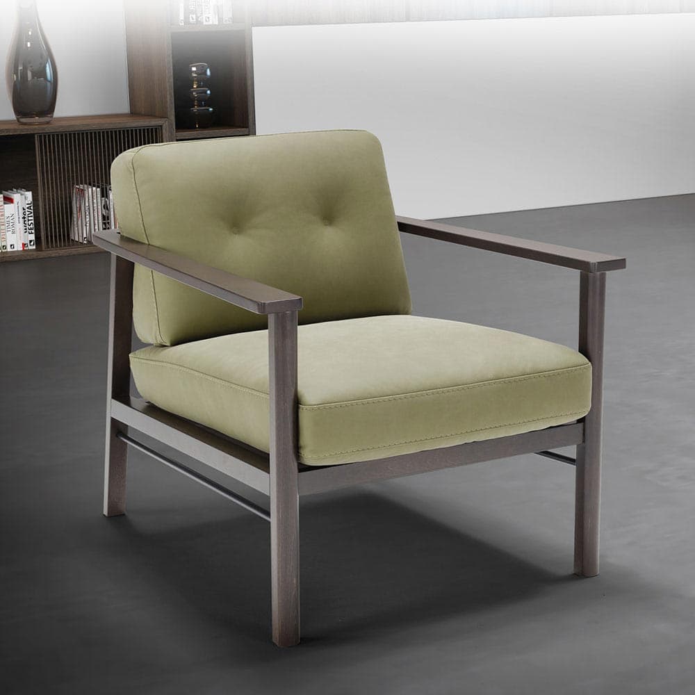 Legno Armchair by Naustro Italia Fiera Collection