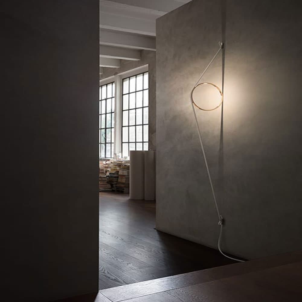 Wirering White Wall Lamp by Flos